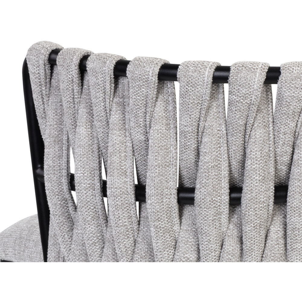 Sarai 33 inch Belfast Heather Grey Counter Stool